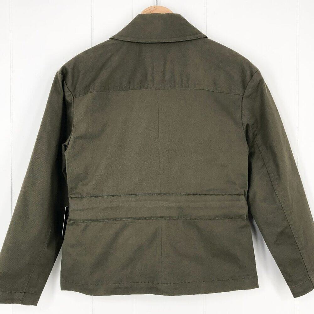 Express Utility Jacket Oversized Pockets Belt Cot… - image 7